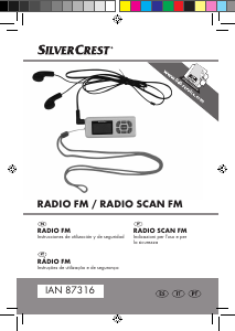 Manual SilverCrest IAN 87316 Rádio
