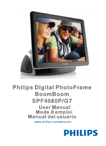 Mode d’emploi Philips SPF4080P Cadre photo numérique