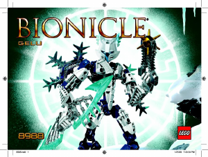 كتيب ليغو set 8988 Bionicle Gelu