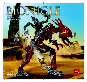 Manual de uso Lego set 8990 Bionicle Fero y Skirmix