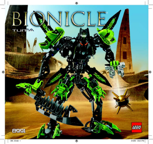Manual de uso Lego set 8991 Bionicle Tuma