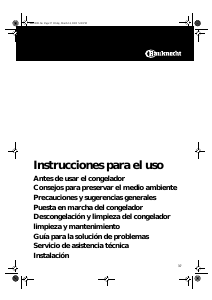 Manual de uso Bauknecht GKA 2505 Congelador