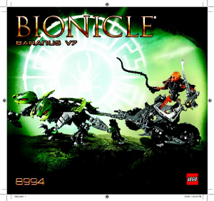 Manual de uso Lego set 8994 Bionicle Baranus V7