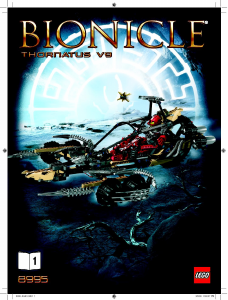 Manual Lego set 8995 Bionicle Thornatus V9