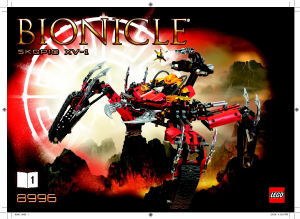 Kullanım kılavuzu Lego set 8996 Bionicle Skopio XV-1