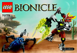 Manual Lego set 70779 Bionicle Protector of stone