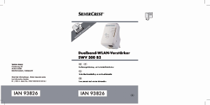 Handleiding SilverCrest IAN 93826 Range extender