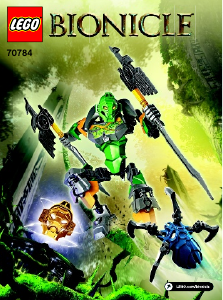 Manual de uso Lego set 70784 Bionicle Lewa – Maestro de la jungla