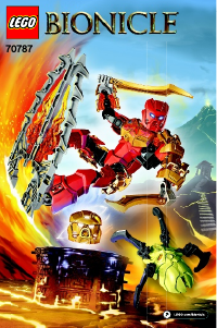 Manual Lego set 70787 Bionicle Tahu - Master of fire