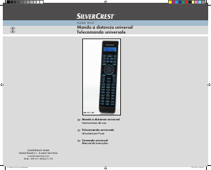 Manual de uso SilverCrest IAN 66881 Control remoto
