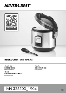 Manuale SilverCrest IAN 326503 Fornello di riso