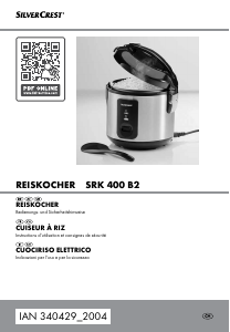 Mode d’emploi SilverCrest IAN 340429 Cuiseur à riz