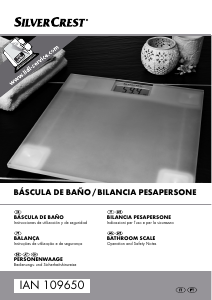 Manual de uso SilverCrest IAN 109650 Báscula