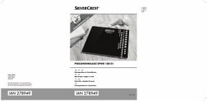 Manuale SilverCrest IAN 278949 Bilancia