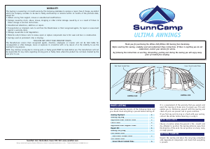 Manual SunnCamp Ultima 260 Awning
