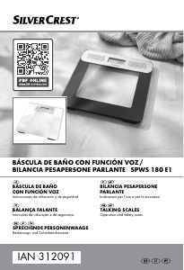 Manual SilverCrest IAN 312091 Balança