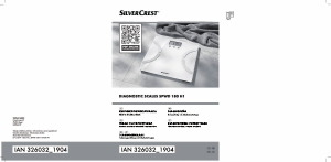 Vadovas SilverCrest IAN 326032 Svarstyklės