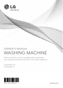 Manual LG F1447TD01 Washing Machine
