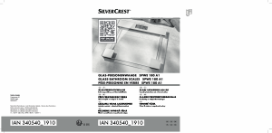 Manual SilverCrest IAN 340540 Scale