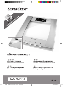 Manuale SilverCrest IAN 94301 Bilancia