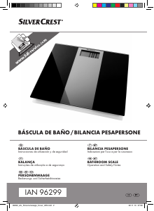 Manual SilverCrest IAN 96299 Balança