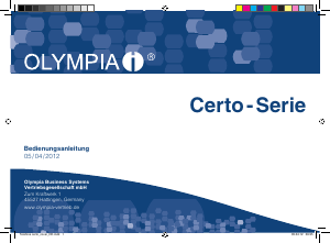 Bedienungsanleitung Olympia Certo Schnurlose telefon