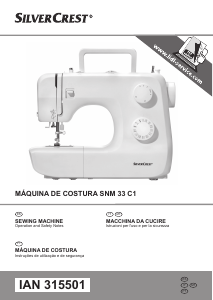 Manual SilverCrest IAN 315501 Máquina de costura