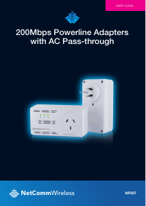 Handleiding NetComm NP207 Powerline adapter