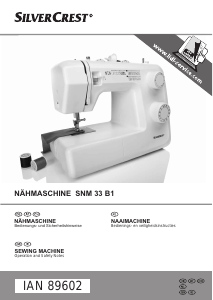 Manual SilverCrest IAN 89602 Sewing Machine