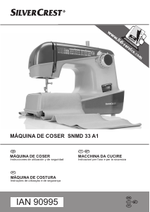 Manual SilverCrest IAN 90995 Máquina de costura