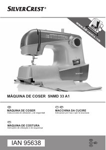Manual de uso SilverCrest IAN 95638 Máquina de coser