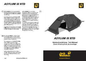 Manual Jack Wolfskin Aylum III RTD Tent