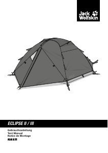 Manual Jack Wolfskin Eclipse II Tent