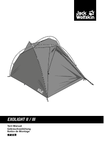 Manual Jack Wolfskin Exolight II Tent