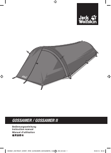 Manual Jack Wolfskin Gossamer II Tent