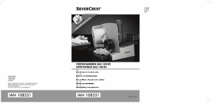 Manuale SilverCrest IAN 108551 Affettatrice