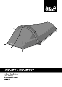 Manual Jack Wolfskin Gossamer XT Tent