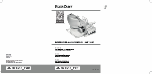 Manuale SilverCrest IAN 321533 Affettatrice