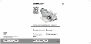 Priručnik SilverCrest IAN 321533 Stroj za rezanje
