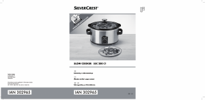 Vadovas SilverCrest IAN 302965 Lėtpuodis