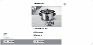 Manuale SilverCrest IAN 302965 Slow cooker