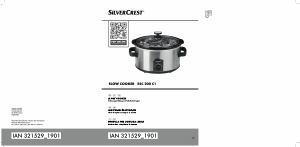 Manuale SilverCrest IAN 321529 Slow cooker