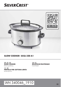 Manuale SilverCrest IAN 340046 Slow cooker