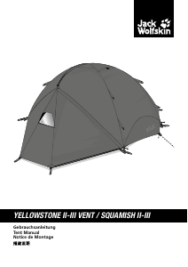 Manual Jack Wolfskin Squamish III Tent