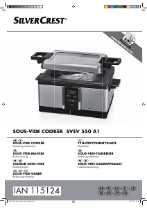 Handleiding SilverCrest IAN 115124 Sous-vide koker