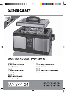 Brugsanvisning SilverCrest IAN 277124 Sous-vide koger