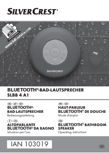 Manuale SilverCrest IAN 103019 Altoparlante