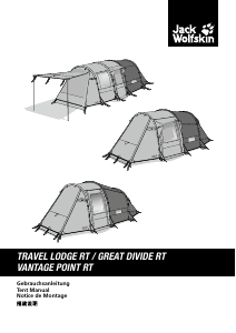 Manual Jack Wolfskin Travel Lodge RT Tent