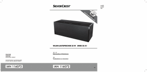 Bedienungsanleitung SilverCrest IAN 116072 Lautsprecher