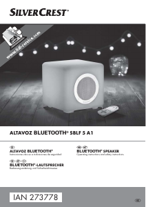 Manual de uso SilverCrest IAN 273778 Altavoz